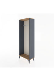 Arges Dolap Kapaklı Tek Askılı 60x30x163 Antrasit-Çam