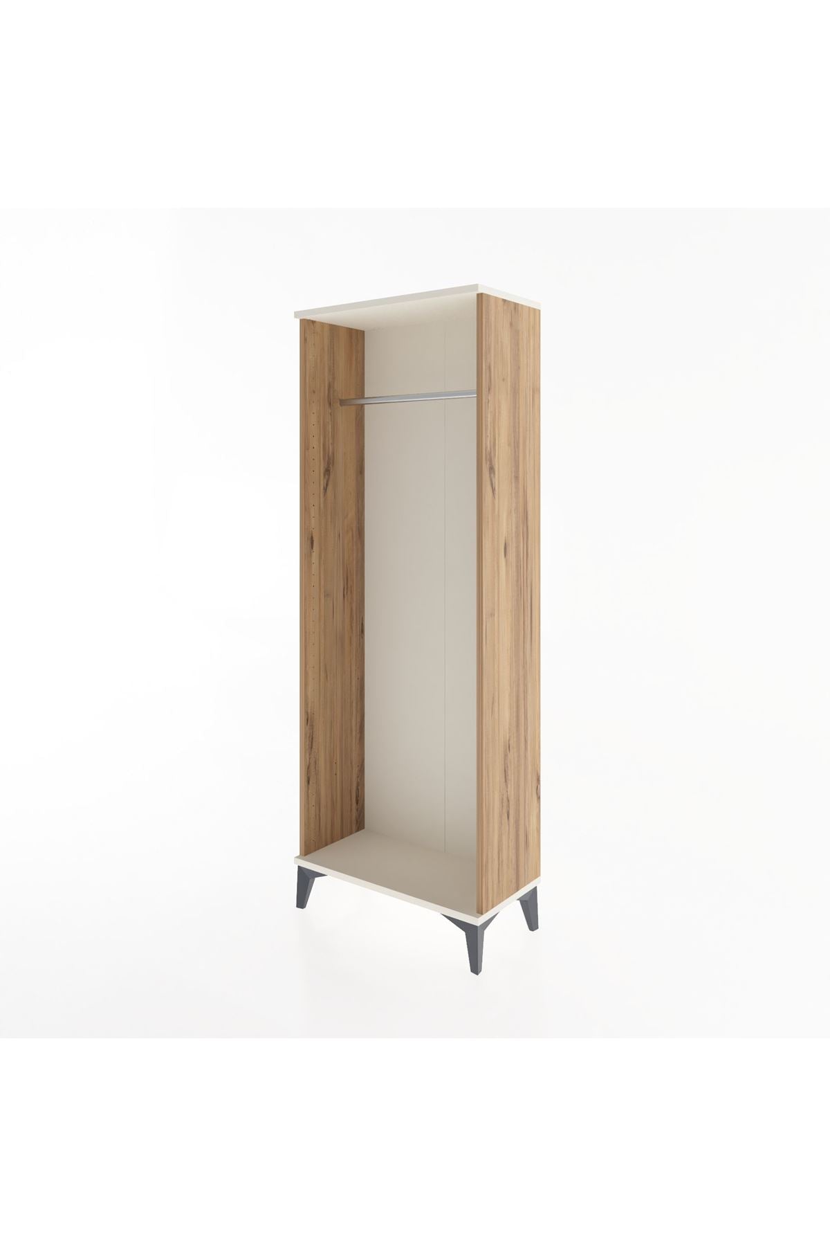 Arges Dolap Kapaklı Tek Askılı 60x30x163 Çam-Aytaşı