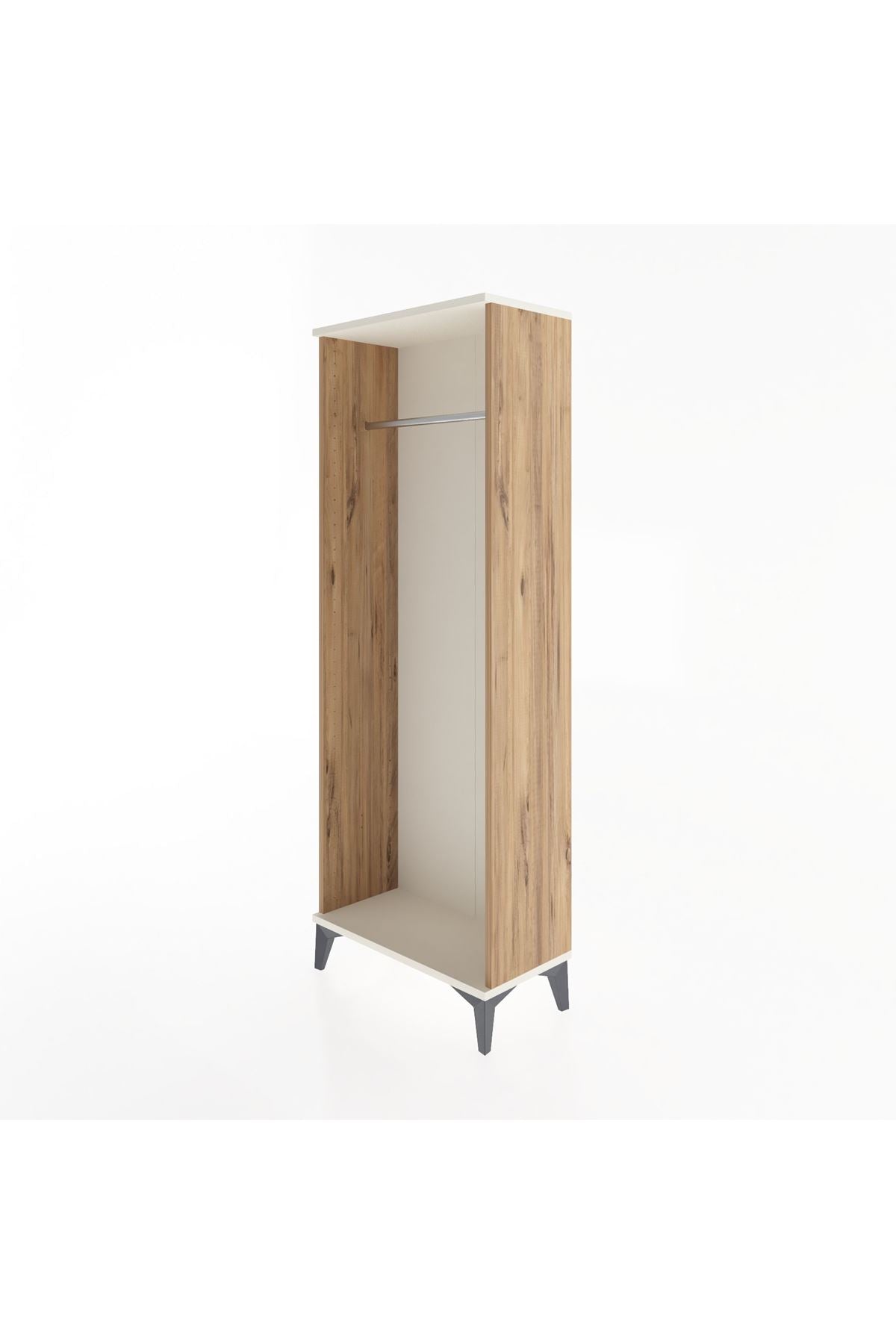 Arges Dolap Kapaklı Tek Askılı 60x30x163 Çam-Aytaşı