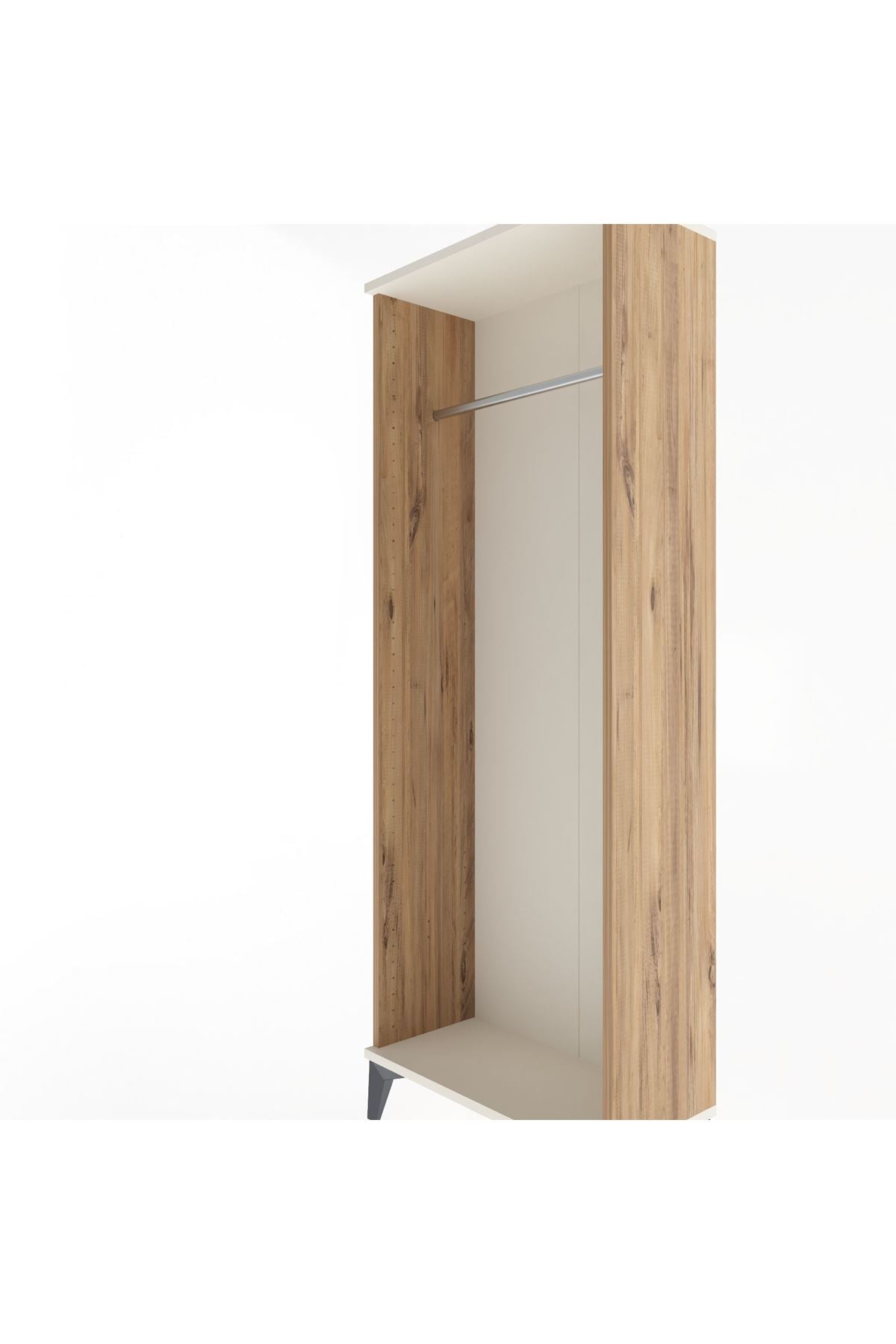 Arges Dolap Kapaklı Tek Askılı 60x30x163 Çam-Aytaşı