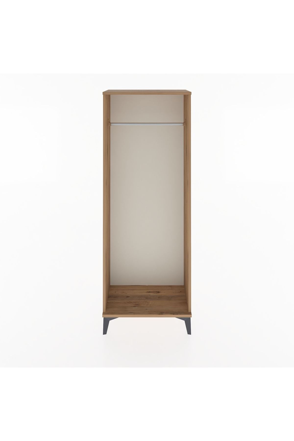 Arges Dolap Kapaklı Tek Askılı 60x30x163 Çam-Çam