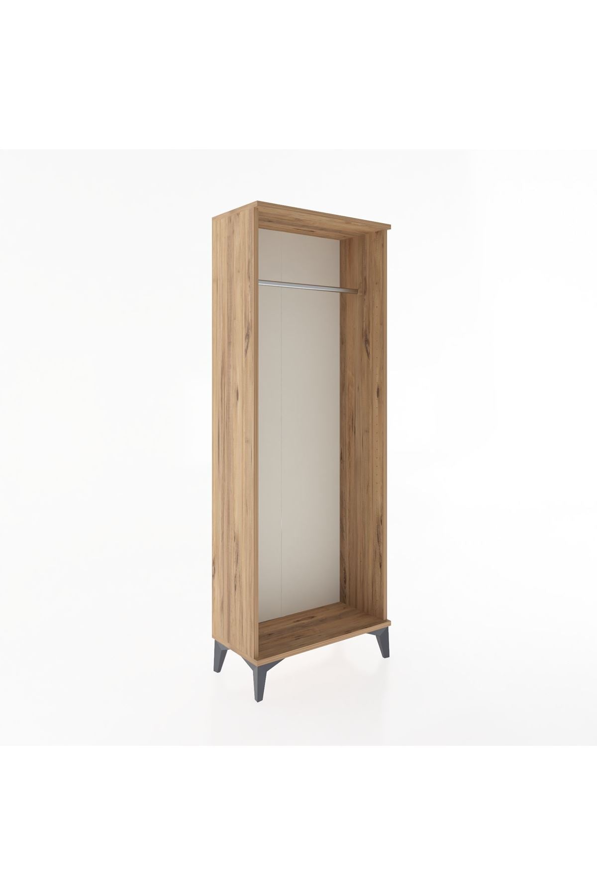 Arges Dolap Kapaklı Tek Askılı 60x30x163 Çam-Çam