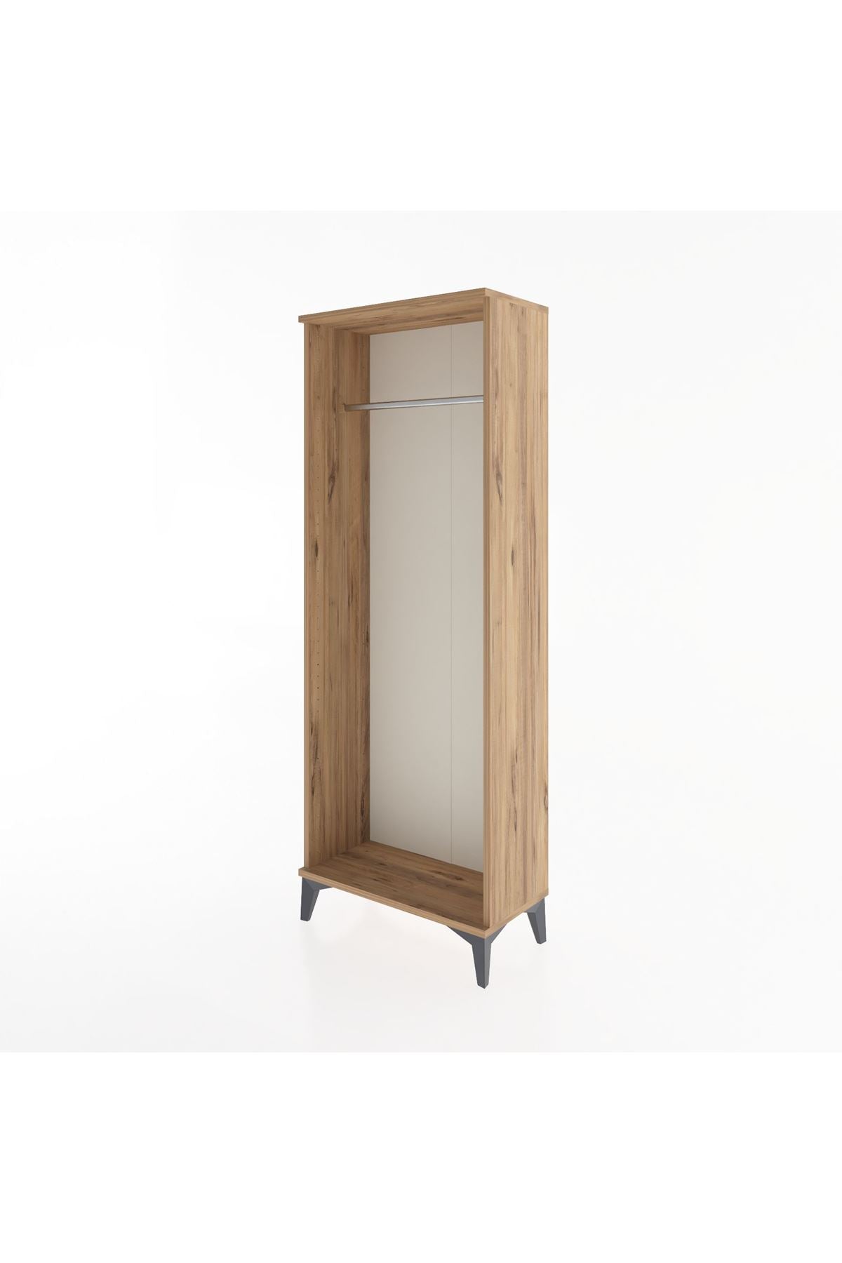 Arges Dolap Kapaklı Tek Askılı 60x30x163 Çam-Çam