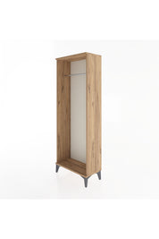 Arges Dolap Kapaklı Tek Askılı 60x30x163 Çam-Çam