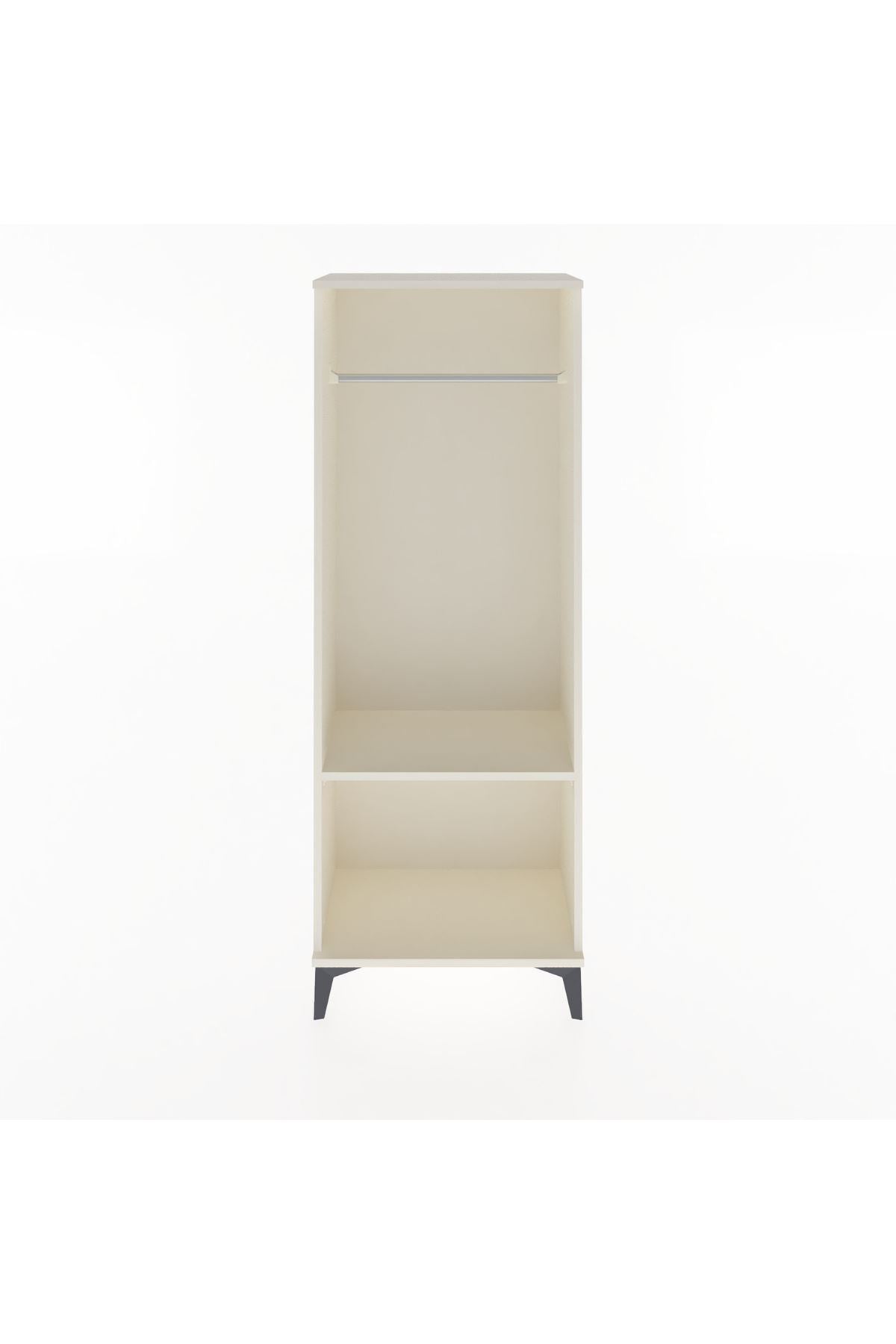 Arges Dolap Tek Raflı Kapaklı Tek Askılı 60x30x163 Aytaşı-Aytaşı