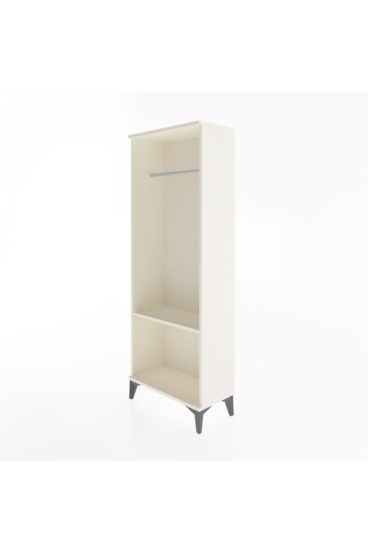 Arges Dolap Tek Raflı Kapaklı Tek Askılı 60x30x163 Aytaşı-Aytaşı