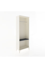 Arges Dolap Tek Raflı Kapaklı Tek Askılı 60x30x163 Aytaşı-Antrasit