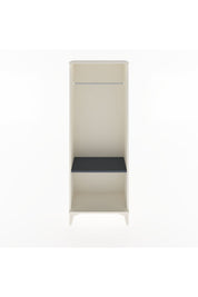 Arges Dolap Tek Raflı Kapaklı Tek Askılı 60x30x163 Aytaşı-Antrasit