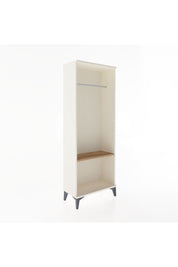 Arges Dolap Tek Raflı Kapaklı Tek Askılı 60x30x163 Aytaşı-Çam
