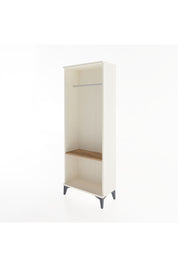Arges Dolap Tek Raflı Kapaklı Tek Askılı 60x30x163 Aytaşı-Çam