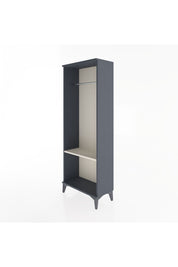 Arges Dolap Tek Raflı Kapaklı Tek Askılı 60x30x163 Antrasit-Aytaşı