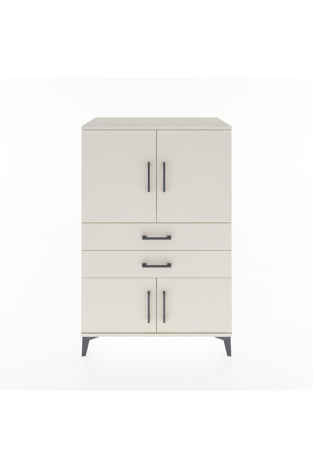 Hyperion Dolap 2 Raflı 2 Çekmeceli 4 Kapaklı 88x44x134 Aytaşı-Aytaşı