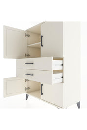 Hyperion Dolap 2 Raflı 2 Çekmeceli 4 Kapaklı 88x44x134 Aytaşı-Aytaşı