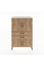 Hyperion Dolap 2 Raflı 2 Çekmeceli 4 Kapaklı 88x44x134 Aytaşı-Çam