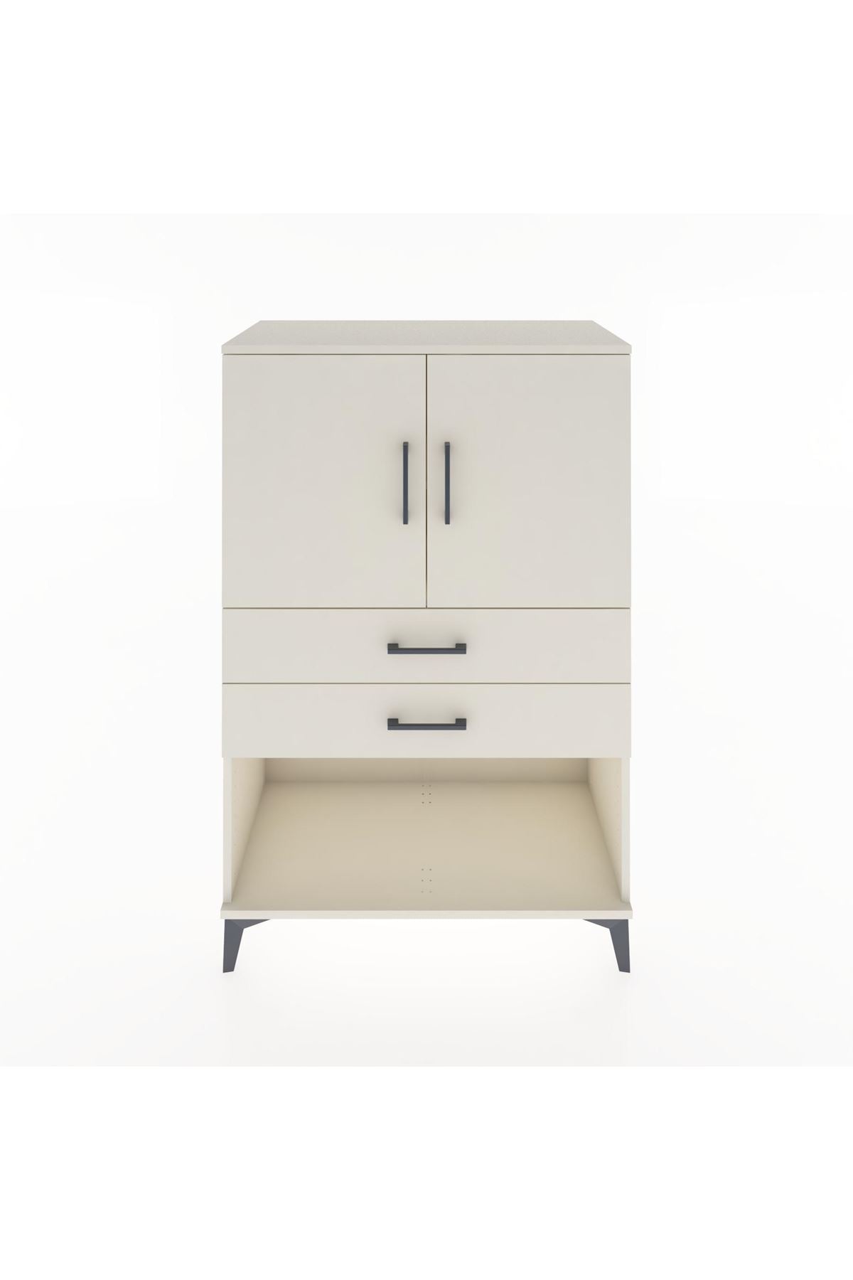 Hyperion Dolap 2 Raflı 2 Çekmeceli 2 Kapaklı 88x44x134 Aytaşı-Aytaşı