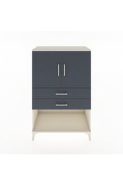 Hyperion Dolap 2 Raflı 2 Çekmeceli 2 Kapaklı 88x44x134 Aytaşı-Antrasit