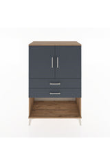 Hyperion Dolap 2 Raflı 2 Çekmeceli 2 Kapaklı 88x44x134