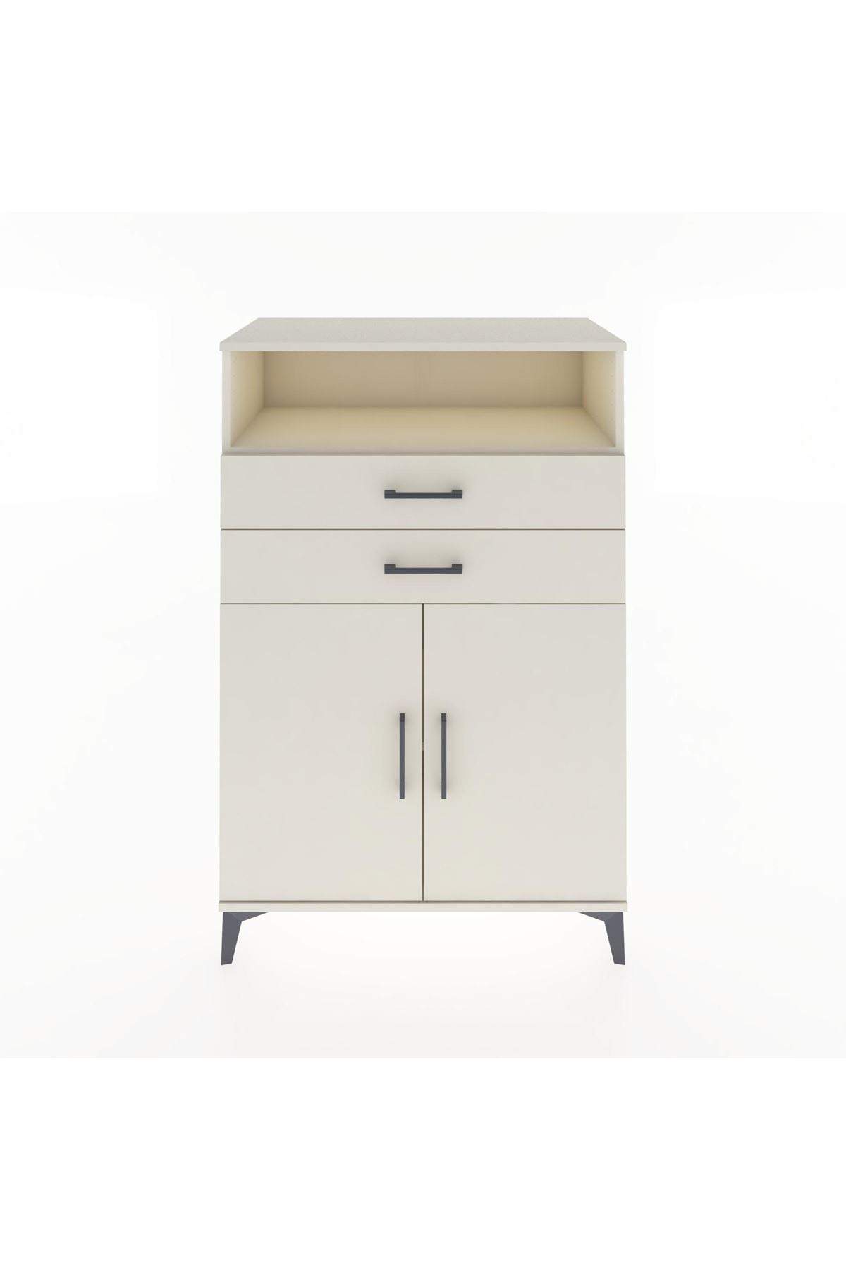 Hyperion Dolap 2 Raflı 2 Çekmeceli 2 Kapaklı 88x44x134 Aytaşı-Aytaşı
