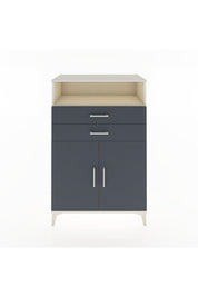 Hyperion Dolap 2 Raflı 2 Çekmeceli 2 Kapaklı 88x44x134 Aytaşı-Antrasit