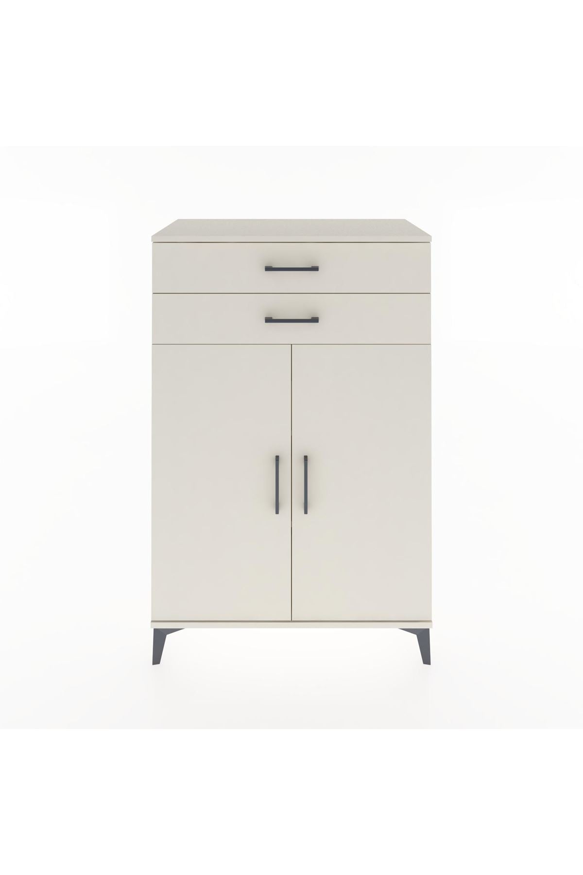 Hyperion Dolap 2 Raflı 2 Çekmeceli 2 Kapaklı 88x44x134 Aytaşı-Aytaşı