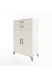 Hyperion Dolap 2 Raflı 2 Çekmeceli 2 Kapaklı 88x44x134 Aytaşı-Aytaşı