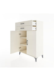 Hyperion Dolap 2 Raflı 2 Çekmeceli 2 Kapaklı 88x44x134 Aytaşı-Aytaşı
