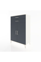 Hyperion Dolap 2 Raflı 2 Çekmeceli 2 Kapaklı 88x44x134 Aytaşı-Antrasit