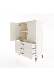 Hyperion Dolap 2 Raflı 3 Çekmeceli 2 Kapaklı 88x44x134 Aytaşı-Aytaşı