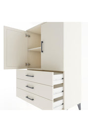 Hyperion Dolap 2 Raflı 3 Çekmeceli 2 Kapaklı 88x44x134 Aytaşı-Aytaşı