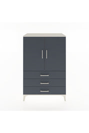 Hyperion Dolap 2 Raflı 3 Çekmeceli 2 Kapaklı 88x44x134 Aytaşı-Antrasit