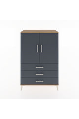 Hyperion Dolap 2 Raflı 3 Çekmeceli 2 Kapaklı 88x44x134