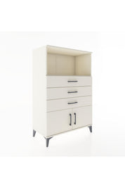 Hyperion Dolap Tek Raflı 3 Çekmeceli 2 Kapaklı 88x44x134 - S51M099V1B