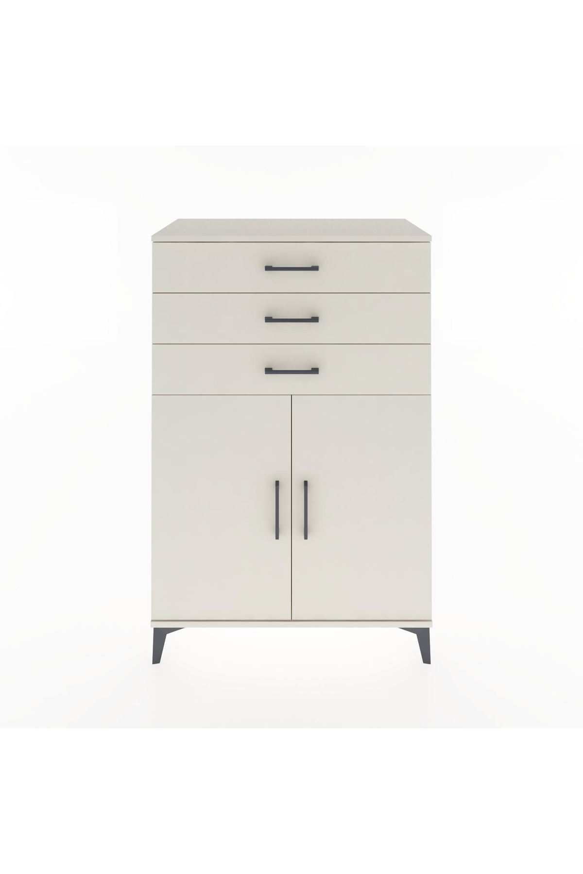 Hyperion Dolap 3 Çekmeceli 2 Kapaklı 88x44x134 Aytaşı-Aytaşı