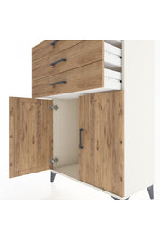 Hyperion Dolap 3 Çekmeceli 2 Kapaklı 88x44x134 Aytaşı-Çam