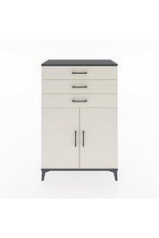 Hyperion Dolap 3 Çekmeceli 2 Kapaklı 88x44x134 Antrasit-Aytaşı