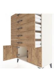 Hyperion Dolap 5 Çekmeceli 2 Kapaklı 88x44x134 - S51M105V3B