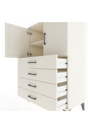 Hyperion Dolap 2 Raflı 4 Çekmeceli 2 Kapaklı 88x44x134 Aytaşı-Aytaşı