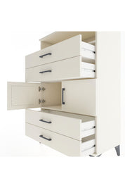 Hyperion Dolap 2 Raflı 4 Çekmeceli 2 Kapaklı 88x44x134 Aytaşı-Aytaşı