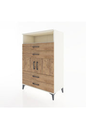 Hyperion Dolap 2 Raflı 4 Çekmeceli 2 Kapaklı 88x44x134 Aytaşı-Çam