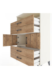 Hyperion Dolap 2 Raflı 4 Çekmeceli 2 Kapaklı 88x44x134 Aytaşı-Çam