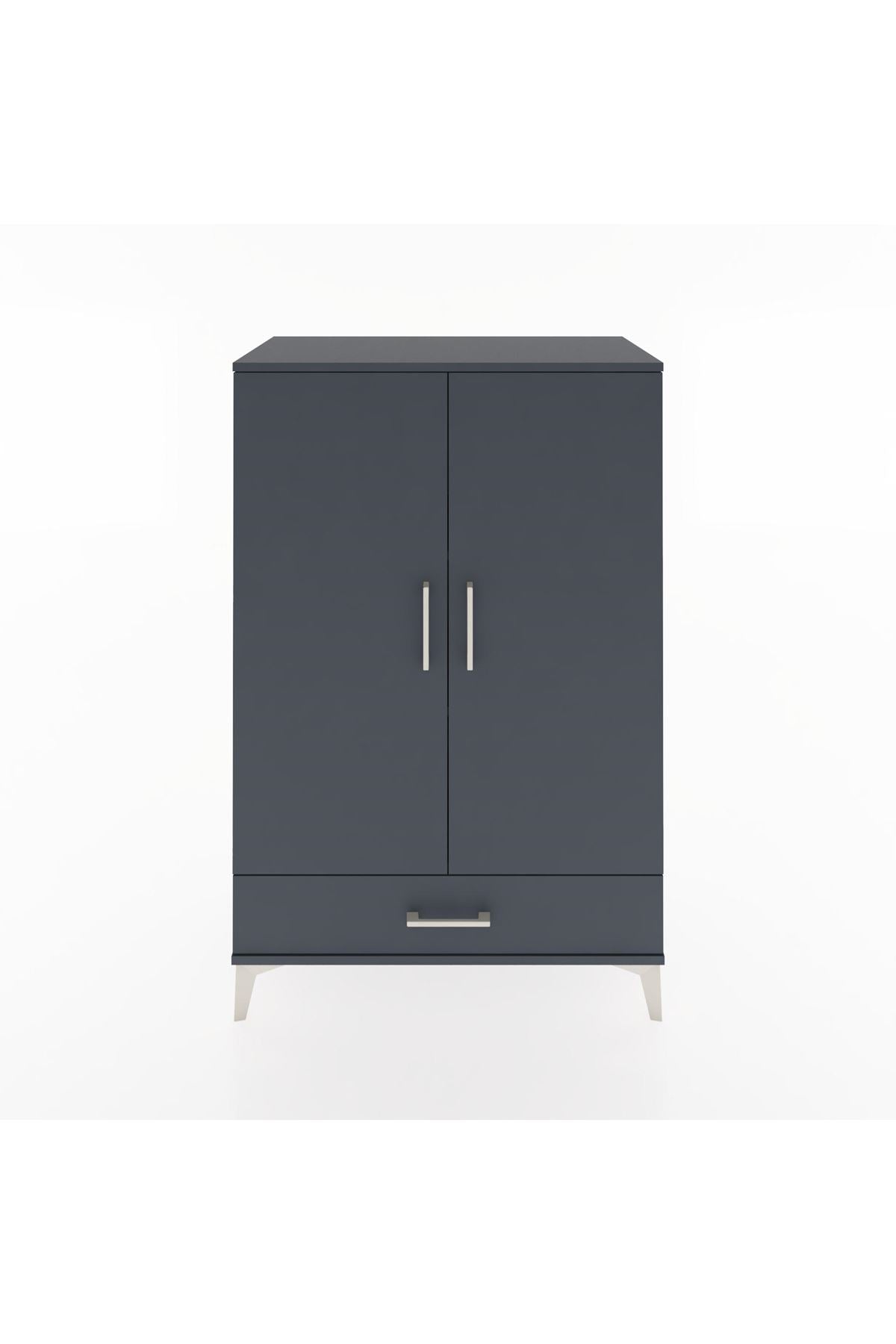 Hyperion Dolap 3 Raflı Tek Çekmeceli 2 Kapaklı 88x44x134 - S51M073V5B