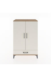 Hyperion Dolap 3 Raflı Tek Çekmeceli 2 Kapaklı 88x44x134 Çam-Aytaşı