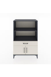 Hyperion Dolap 2 Raflı Tek Çekmeceli 2 Kapaklı 88x44x134 Antrasit-Aytaşı