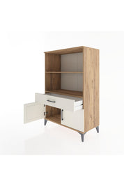 Hyperion Dolap 2 Raflı Tek Çekmeceli 2 Kapaklı 88x44x134 Çam-Aytaşı