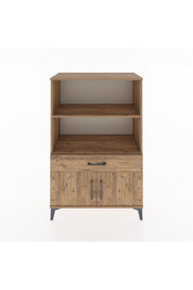 Hyperion Dolap 2 Raflı Tek Çekmeceli 2 Kapaklı 88x44x134 Çam-Çam