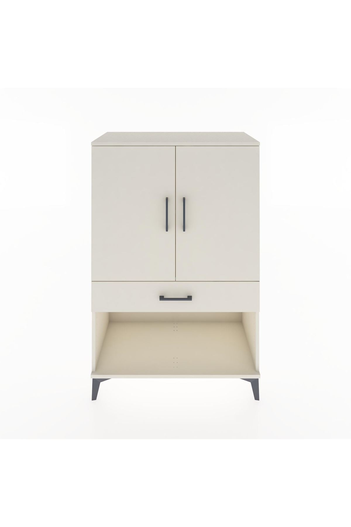 Hyperion Dolap 2 Raflı Tek Çekmeceli 2 Kapaklı 88x44x134 Aytaşı-Aytaşı