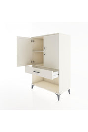 Hyperion Dolap 2 Raflı Tek Çekmeceli 2 Kapaklı 88x44x134 Aytaşı-Aytaşı