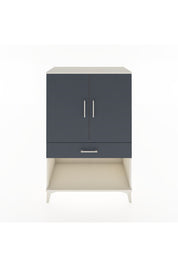 Hyperion Dolap 2 Raflı Tek Çekmeceli 2 Kapaklı 88x44x134 Aytaşı-Antrasit