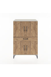 Hyperion Dolap 3 Raflı Tek Çekmeceli 4 Kapaklı 88x44x134 Aytaşı-Çam