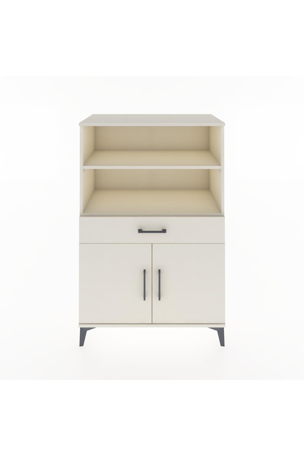 Hyperion Dolap 3 Raflı Tek Çekmeceli 2 Kapaklı 88x44x134 Aytaşı-Aytaşı